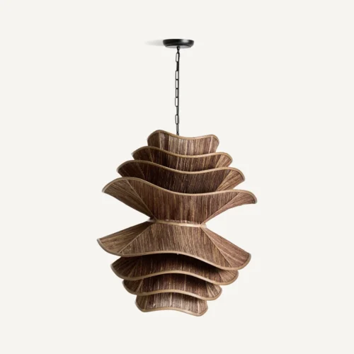 Suspension Thenny fibre naturelle marron Vical Home — vue 2