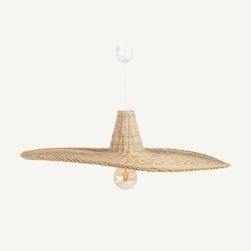 Suspension Uxmal rotin marron 120 cm Vical Home