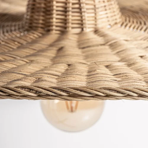 Suspension Uxmal rotin marron 120 cm Vical Home — vue 3