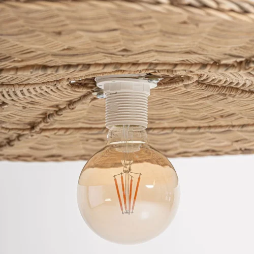 Suspension Uxmal rotin marron 120 cm Vical Home — vue 4