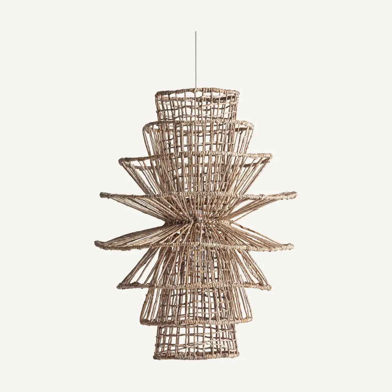 Suspension Valiena fibre naturelle marron clair Vical Home