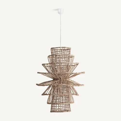Suspension Valiena fibre naturelle marron clair Vical Home — vue 2