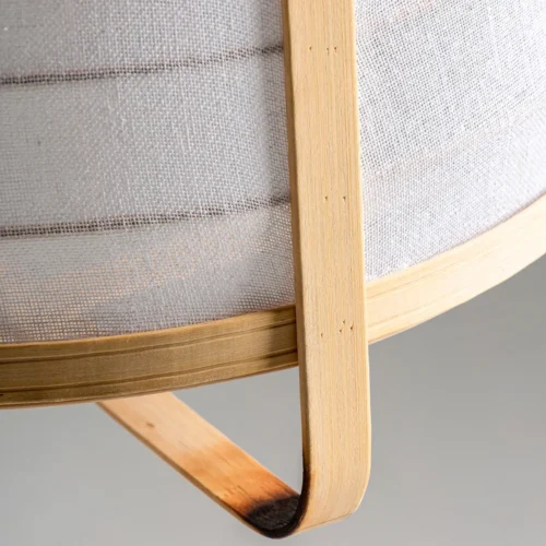 Suspension Woeth bambou et lin Vical Home — vue 3
