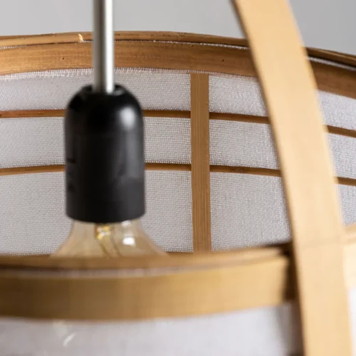 Suspension Woeth bambou et lin Vical Home — vue 4