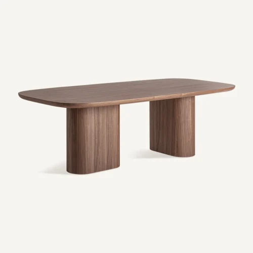 Table à manger Aciera placage noyer Vical Home — vue 2