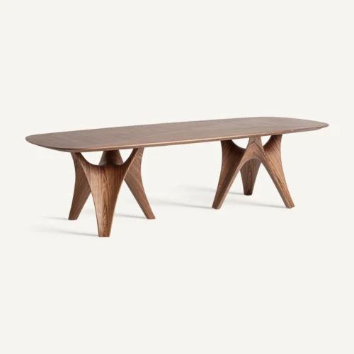 Table à manger Bilzen noyer 280 cm Vical Home — vue 2