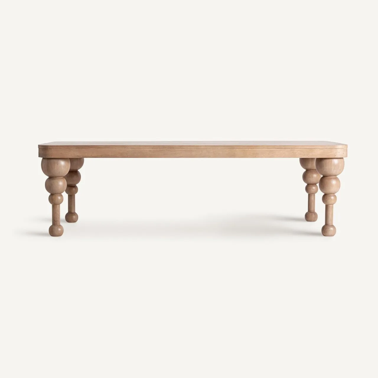 Table à manger Bocksberg manguier brun clair Vical Home