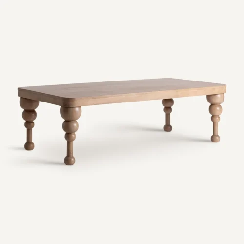 Table à manger Bocksberg manguier brun clair Vical Home — vue 2