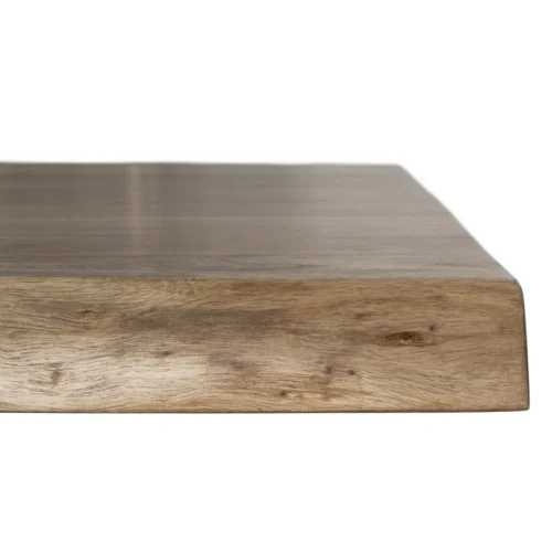 Table à manger bois d'acacia et métal plateau épais Ixia 220 cm — vue 5
