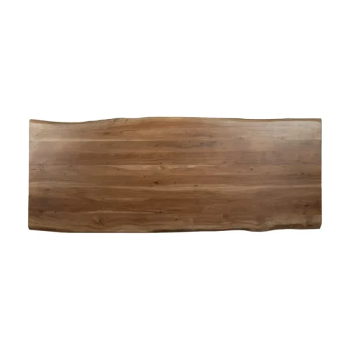 Table à manger bois d'acacia et métal plateau épais Ixia 260 cm — vue 9
