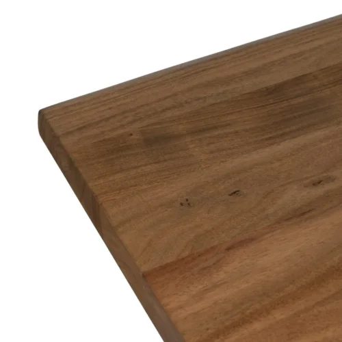 Table à manger bois d'acacia et métal plateau épais Ixia 300 cm — vue 3