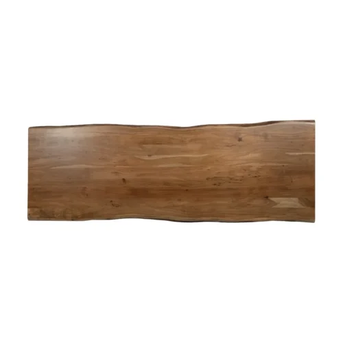 Table à manger bois d'acacia et métal plateau épais Ixia 300 cm — vue 9