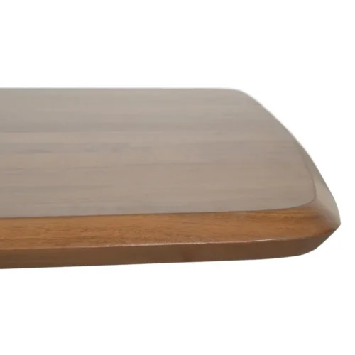 Table à manger bois d'acacia et métal plateau fin Ixia 200 cm — vue 5