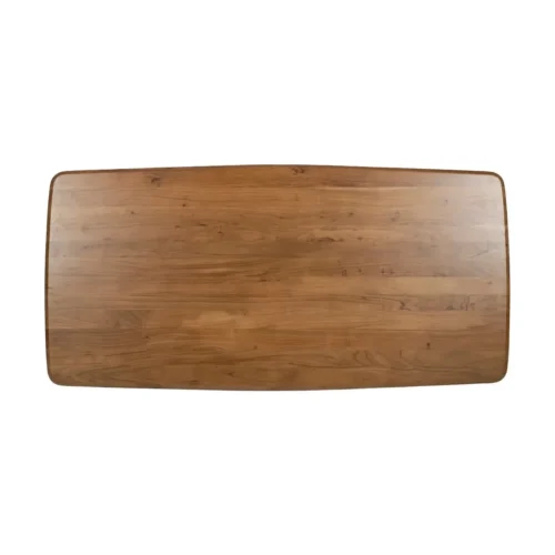 Table à manger bois d'acacia et métal plateau fin Ixia 200 cm — vue 9