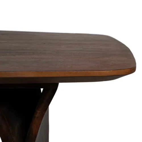Table à manger bois d'acacia marron Ixia 180 x 76 cm — vue 5