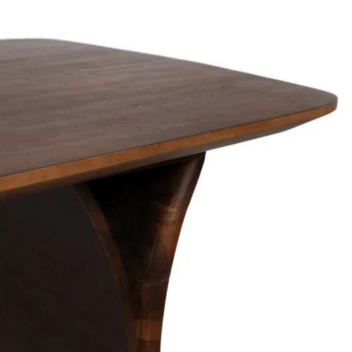 Table à manger bois d'acacia marron Ixia 180 x 76 cm — vue 6