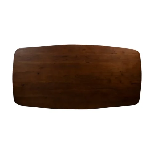 Table à manger bois d'acacia marron Ixia 180 x 76 cm — vue 8