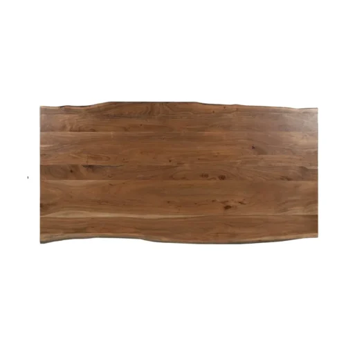 Table à manger bois d'acacia marron pieds réglables Ixia 180 cm — vue 9