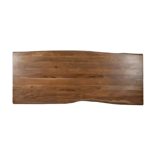 Table à manger bois d'acacia marron pieds réglables Ixia 240 cm — vue 9