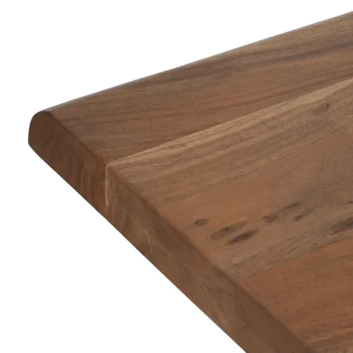 Table à manger bois d'acacia marron pieds réglables Ixia 280 cm — vue 3