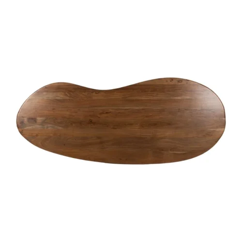 Table à manger bois d'acacia marron plateau fin Ixia 240 cm — vue 9