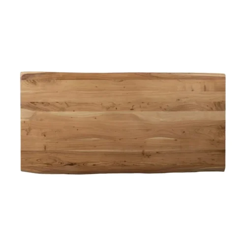Table à manger bois d'acacia naturel pieds réglables Ixia 180 cm — vue 7