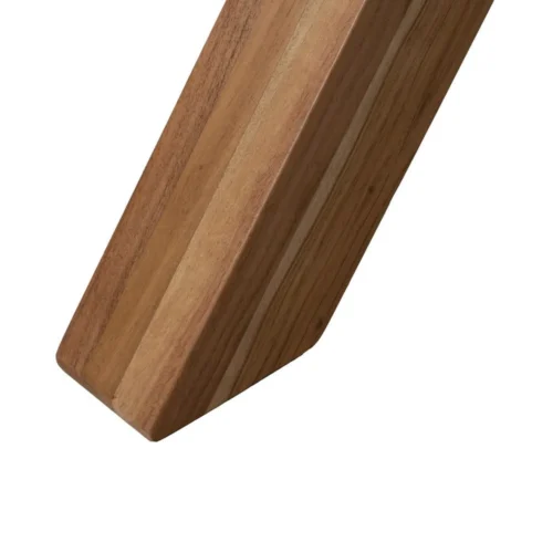 Table à manger bois d'acacia naturel pieds réglables Ixia 240 cm — vue 9