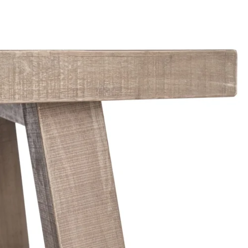 Table à manger bois d'hévéa naturel Ixia 200 cm — vue 4