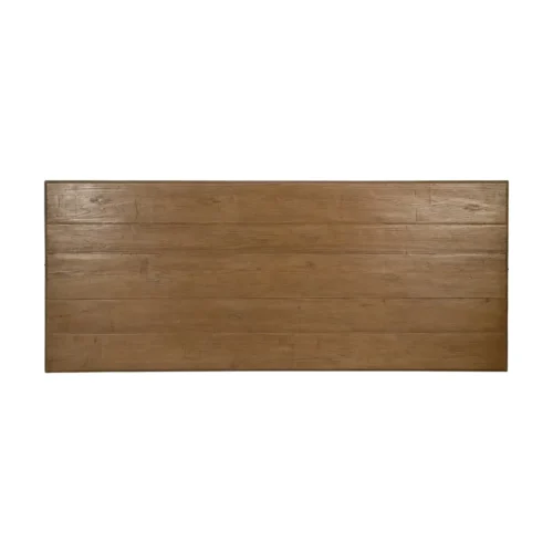 Table à manger bois de chêne recyclé pieds hauts Ixia 240 cm — vue 6