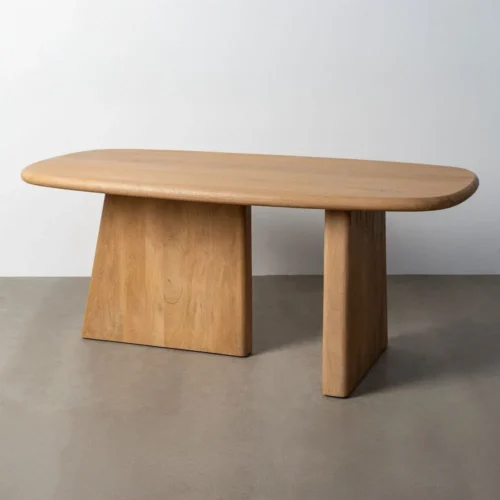 Table à manger bois de manguier naturel Ixia 180 cm — vue 2
