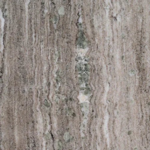 Table à manger bois de manguier plateau marbre ronde Ixia 115 cm — vue 8