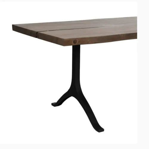 Table à manger bois de suar et métal Ixia 240 cm — vue 6