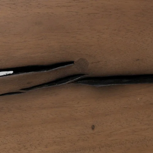 Table à manger bois de suar et métal Ixia 240 cm — vue 7