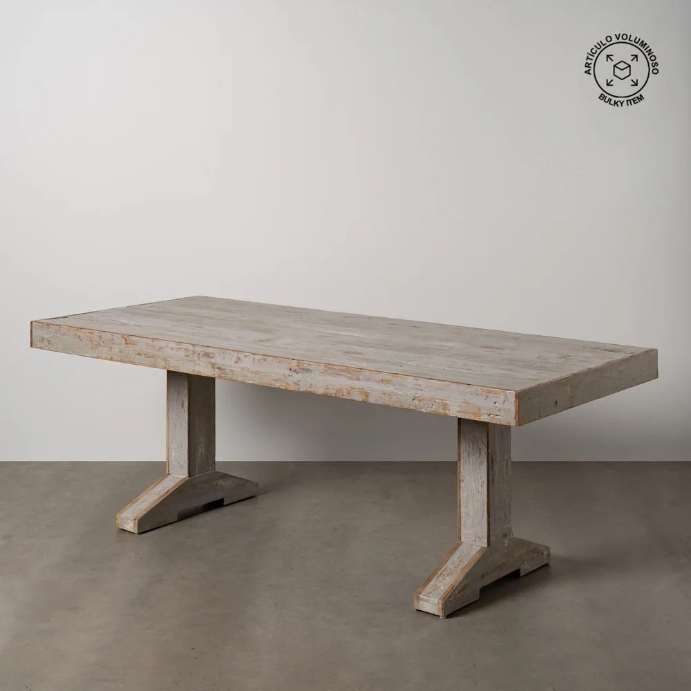 Table à manger bois recyclé Ixia 220 cm