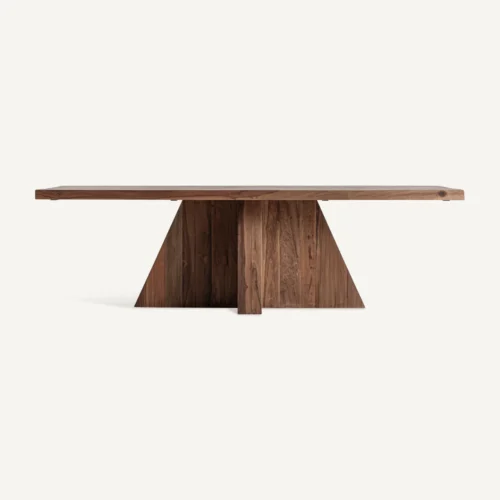 Table à manger Brutalist bois de sal 260 cm Vical Home
