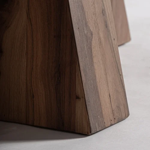 Table à manger Brutalist bois de sal 260 cm Vical Home — vue 3