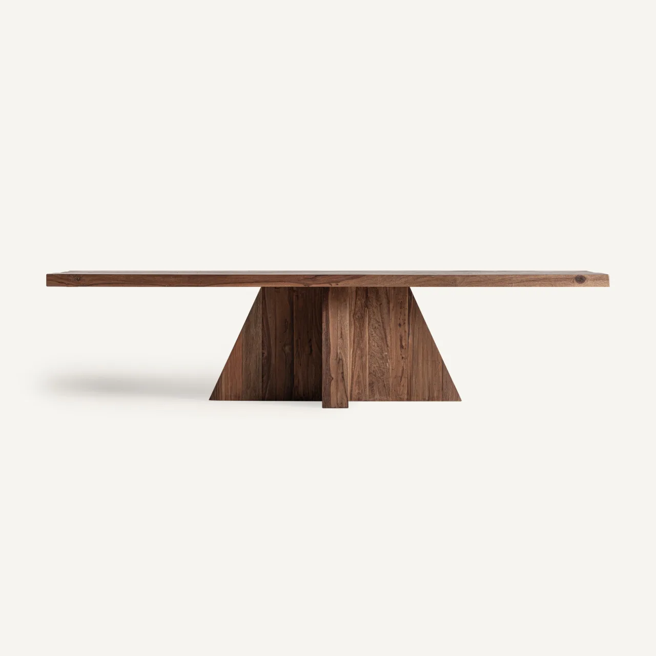 Table à manger Brutalist bois de sal 320 cm Vical Home