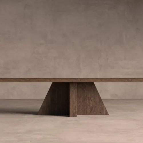 Table à manger Brutalist bois de sal 320 cm Vical Home — vue 6