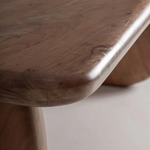 Table à manger Carmaux acacia marron Vical Home — vue 3