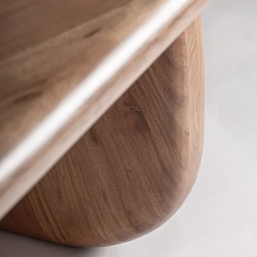 Table à manger Carmaux acacia marron Vical Home — vue 4