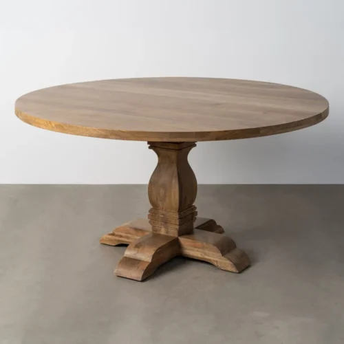 Table à manger ronde bois de manguier Ixia 150 cm — vue 2