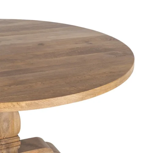 Table à manger ronde bois de manguier Ixia 150 cm — vue 3