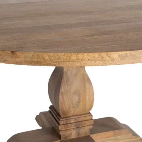 Table à manger ronde bois de manguier Ixia 150 cm — vue 5
