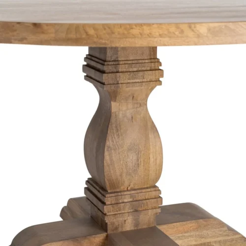 Table à manger ronde bois de manguier Ixia 150 cm — vue 6