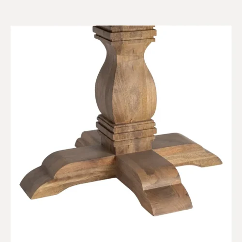 Table à manger ronde bois de manguier Ixia 150 cm — vue 7