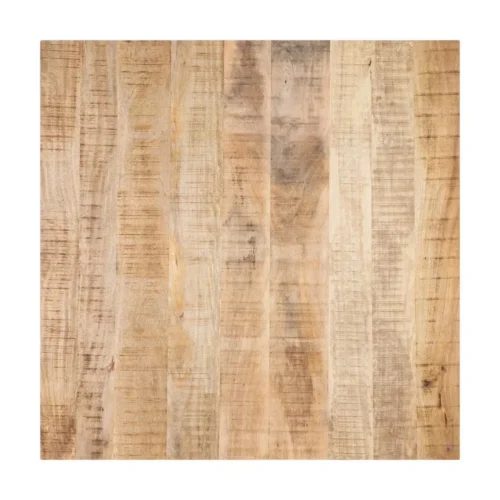 Table à manger carrée bois de manguier noir Ixia 130 cm — vue 10