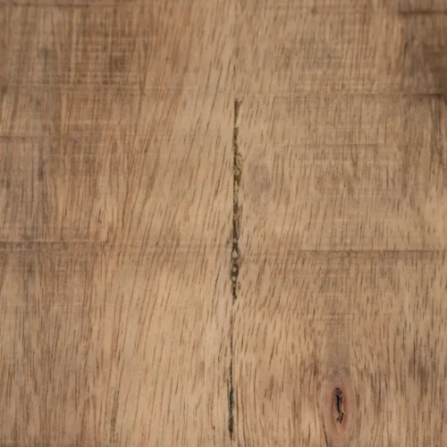 Table à manger carrée bois de manguier noir Ixia 130 cm — vue 6
