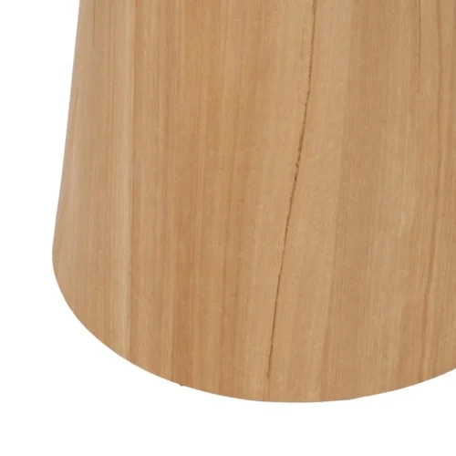 Table à manger ronde plateau céramique effet marbre piètement métal Ixia 120 cm — vue 8