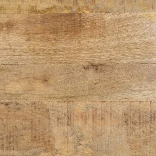 Table à manger ronde plateau épais bois de manguier noir Ixia 150 cm — vue 5