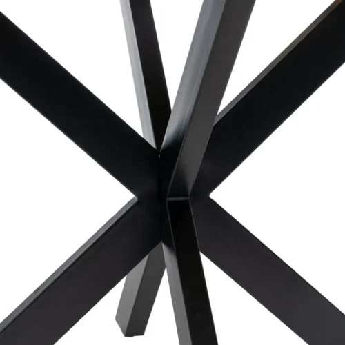 Table à manger ronde plateau épais bois de manguier noir Ixia 150 cm — vue 7